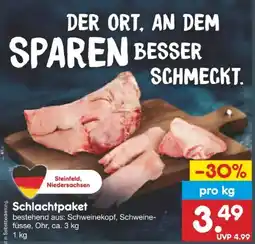 Netto Marken-Discount Schlachtpaket vom Schwein Angebot
