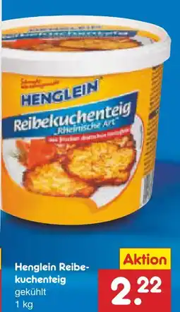 Netto Marken-Discount Henglein Reibekuchenteig Angebot