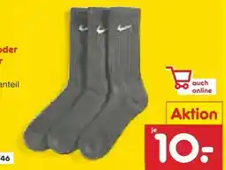 Netto Marken-Discount Nike Unisex Sneakersocken 3er-Pack Angebot