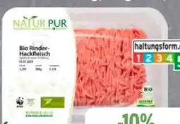 Edeka Frischemarkt Natur Pur Rinder-Hackfleisch Angebot