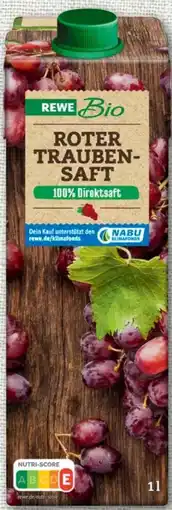 nahkauf Rewe Bio Roter Traubensaft Angebot