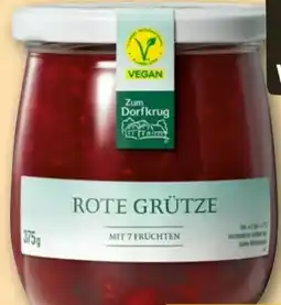 REWE Zum Dorfkrug Rote Grütze Vegan Angebot