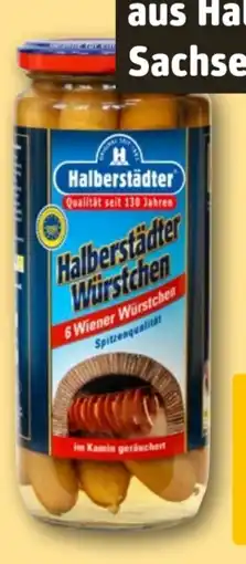 REWE Halberstädter Würstchen Wiener Angebot