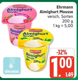 Marktkauf Ehrmann almighurt mousse himbeere Angebot