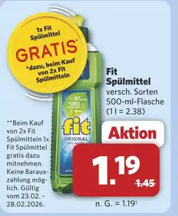 Combi Fit spülmittel Angebot