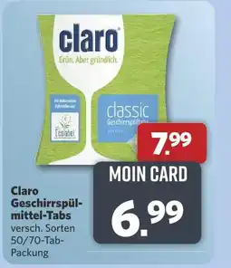 Combi Claro geschirrspülmittel-tabs Angebot