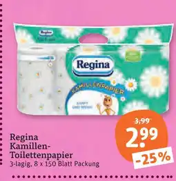 tegut Regina kamillen-toilettenpapier Angebot