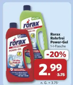 Combi Rorax rohrfrei power-gel Angebot
