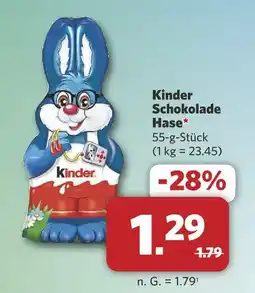 Combi Kinder schokolade hase Angebot