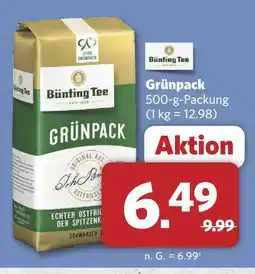Combi Bünting tee grünpack Angebot