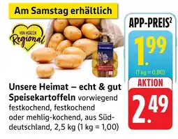 Edeka Unsere heimat – echt & gut speisekartoffeln Angebot