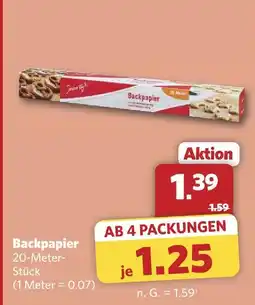 Combi Backpapier Angebot