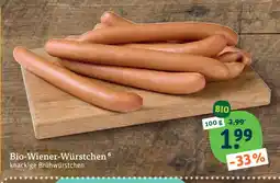 tegut Bio-wiener-würstchen Angebot
