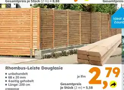 Globus Baumarkt Rhombus-leiste douglasie Angebot