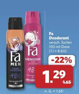 Combi Fa deodorant Angebot