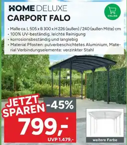 Marktkauf Home deluxe carport falo Angebot