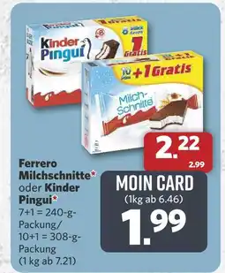 Combi Ferrero milchschnitte Angebot