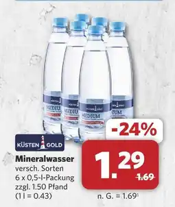 Combi Küsten gold mineralwasser Angebot