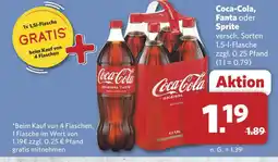 Combi Coca-cola oder fanta oder sprite Angebot
