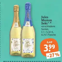 tegut Jules mumm sekt Angebot