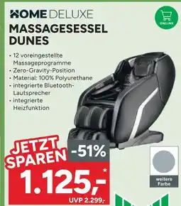 Marktkauf Home deluxe massagesessel dunes Angebot