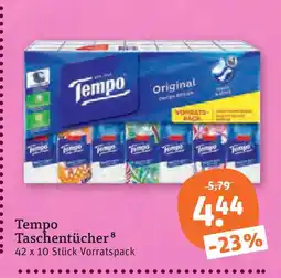 tegut Tempo taschentücher Angebot