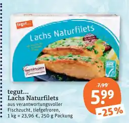 tegut Tegut... lachs naturfilets Angebot