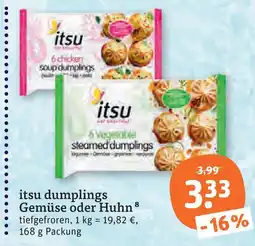 tegut Itsu gemüse dumplings Angebot
