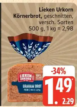 Marktkauf Lieken urkorn körnerbrot Angebot