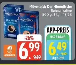 Edeka Mövenpick der himmlische bohnenkaffee Angebot