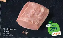 tegut Bio-schweinerücken Angebot