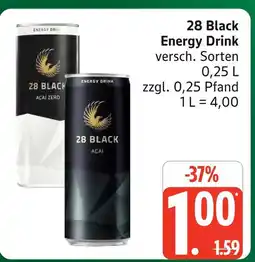Marktkauf 28 black energy drink Angebot