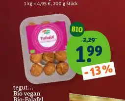 tegut Tegut... bio vegan bio-falafel Angebot