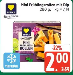 Marktkauf Edeka herzstücke mini frühlingsrollen mit dip Angebot