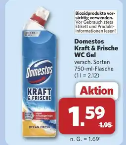 Combi Domestos kraft & frische wc gel Angebot