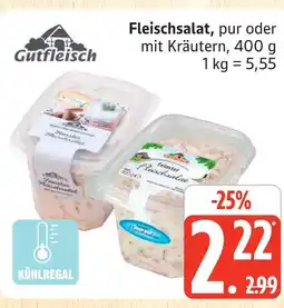 Marktkauf Gutfleisch fleischsalat pur Angebot