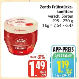 Marktkauf Zentis frühstückskonfitüre Angebot