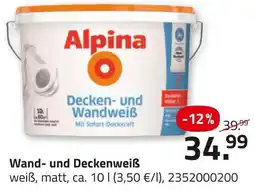 ROLLER Alpina decken- und wandweiß Angebot