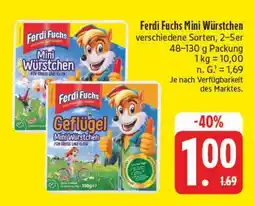 E-Center Ferdi fuchs mini würstchen Angebot