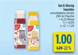 diska Gut & günstig banane apfel kirsche smoothie Angebot