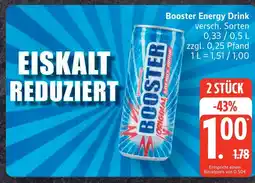 Edeka Booster energy drink Angebot