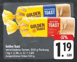 E-Center Golden toast vollkorn toast Angebot