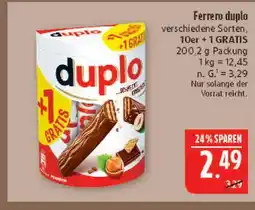Marktkauf Ferrero duplo Angebot