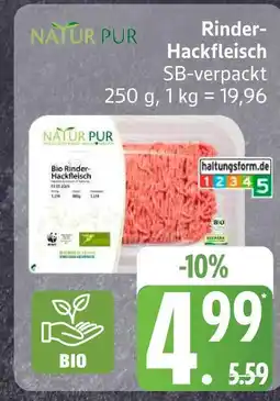 Edeka Natur pur rinder-hackfleisch Angebot