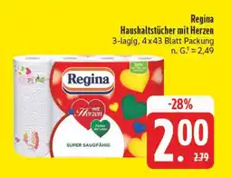 E-Center Regina haushaltstücher mit herzen Angebot