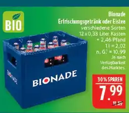 Marktkauf Bionade erfrischungsgetränk oder eistee Angebot