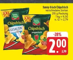 E-Center Funny-frisch chipsfrisch gesalzen Angebot