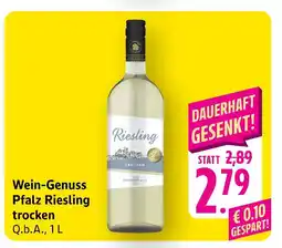 E-Center Wein-genuss pfalz riesling trocken Angebot