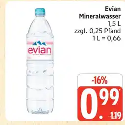 Marktkauf Evian mineralwasser Angebot