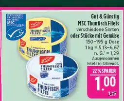 Marktkauf Gut & günstig msc thunfisch filets Angebot